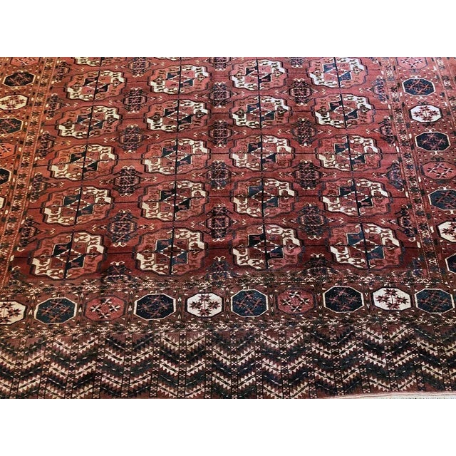 Tribal Antique Tribal Yomut Turkoman Rub "Main Carpet" For Sale - Image 3 of 5