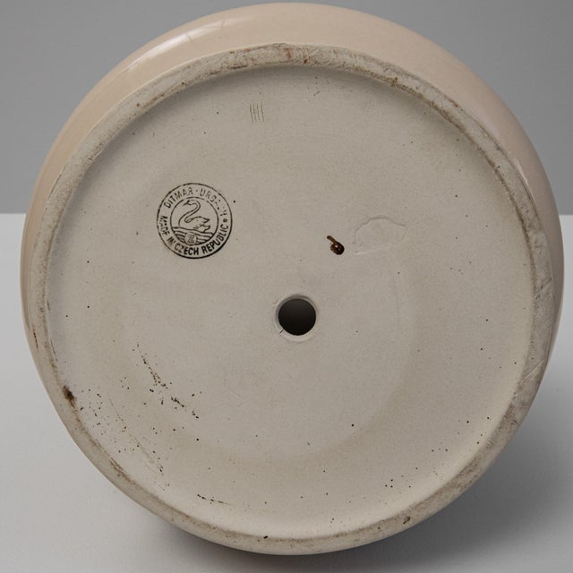 20th Century Czech Ceramic Vase For Sale - Image 14 of 18