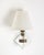 Glass Midcentury French Mirrored Sconces With Blown Glass and Brass Fittings For Sale - Image 7 of 11