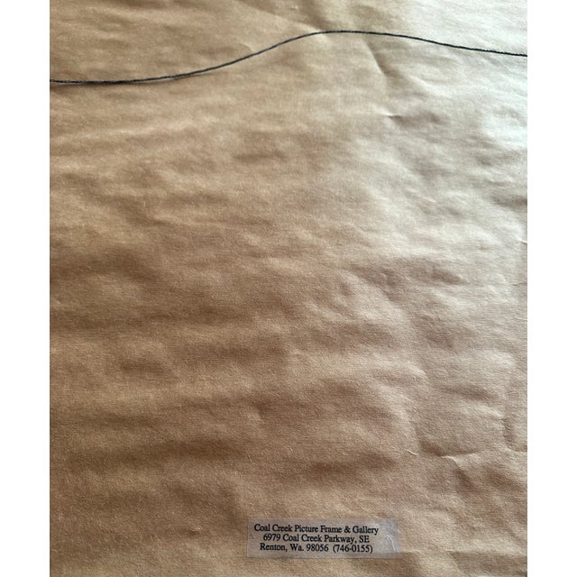 Realism Vintage Watercolor of Southern Mansion in Disrepair Artist Unknown For Sale - Image 3 of 5