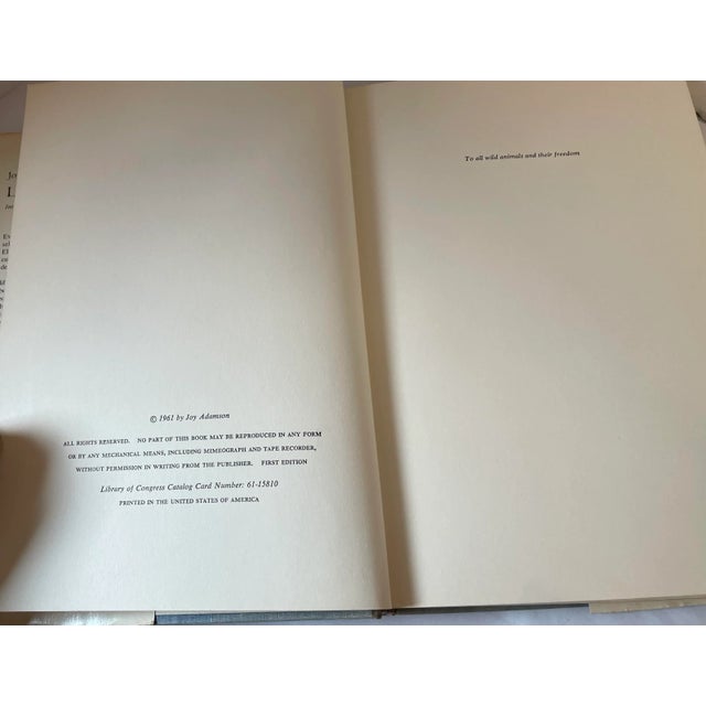 Mid 20th Century 1961 “Living Free” by Joy Adamson For Sale - Image 5 of 7