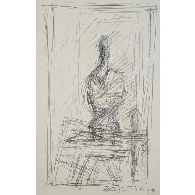 Modern Alberto Giacometti, Studio Interior, 1963, Lithograph For Sale - Image 3 of 9