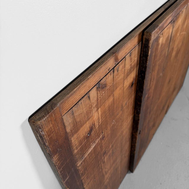 Japanese Wooden Wall Panels, 1890, Set of 2 For Sale - Image 17 of 18