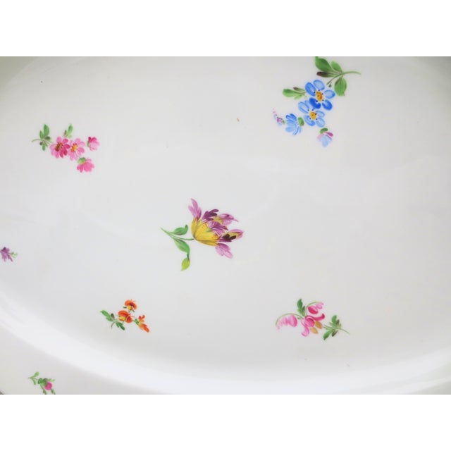 Ceramic Meissen Scattered Flowers Service Pieces- 6 Pieces For Sale - Image 7 of 11