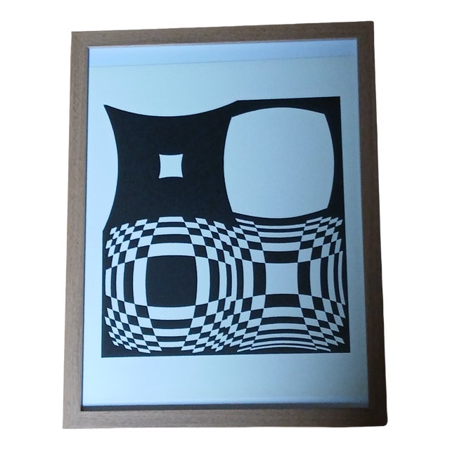 Victor Vasarely, Optical Art Composition, 1969, Print For Sale