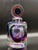 Mid 20th Century Murano-Style Multicolor Faceted Art Glass Perfume Bottle With Stopper For Sale In Seattle - Image 6 of 12