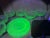 Early 20th Century Fostoria Versailles Green Uranium Glass Dessert Plate & Bowls- 10 Pieces For Sale - Image 10 of 12