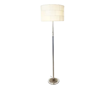 Chrome Brutalist Floor Lamp, 1970s