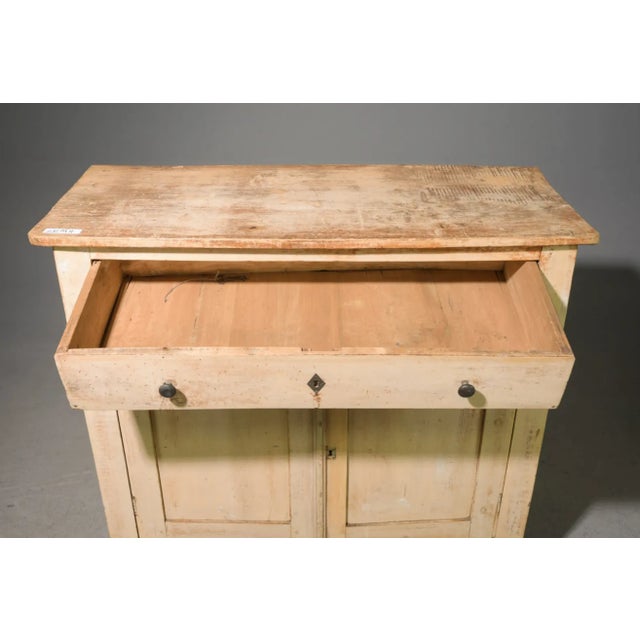 Farmhouse Classic French Farmhouse Painted Two Door Buffet - Early 20th C. For Sale - Image 3 of 5