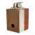 Vintage Mid Century Modern Rosewood & Brushed Aluminum Table Lighter For Sale