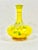 Kinkozan Antique Kyoto Satsuma Kinkozan Japanese Pottery Atomic Yellow Bottle Flower Vase For Sale - Image 4 of 8