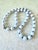 Blue lace agate sterling silver milor necklace 12mm beads. Gorgeous color beads