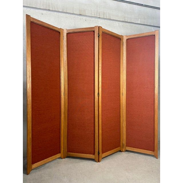 Vintage Room Divider in Oak, 1960s For Sale - Image 3 of 12
