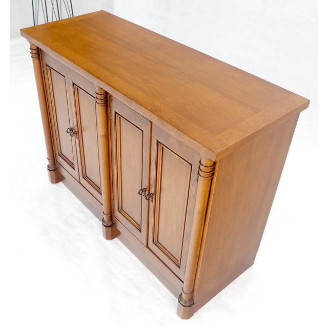 Two Drawers Two Draws Empire Revival Server Credenza Sideboard Cabinet MINT For Sale - Image 18 of 18