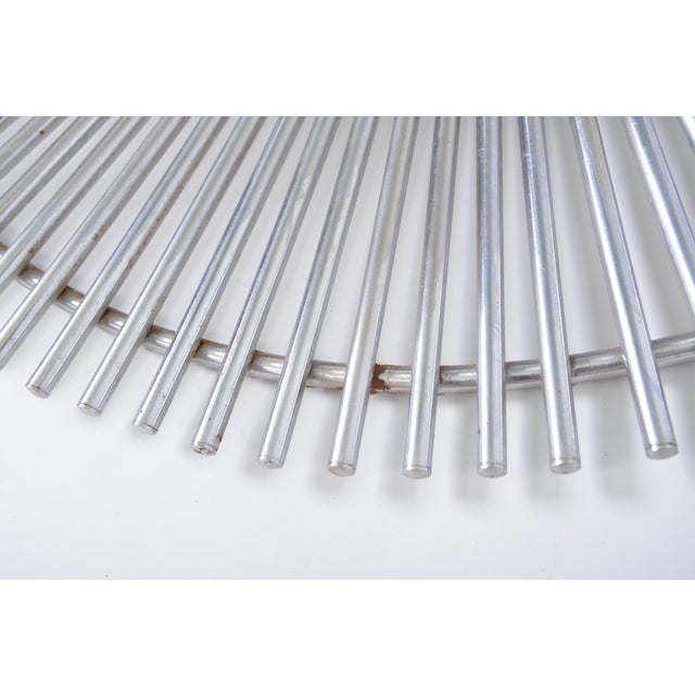 Italian Dining Table in Chromed Metal and Glass by Gastone Rinaldi, 1970s For Sale - Image 15 of 16