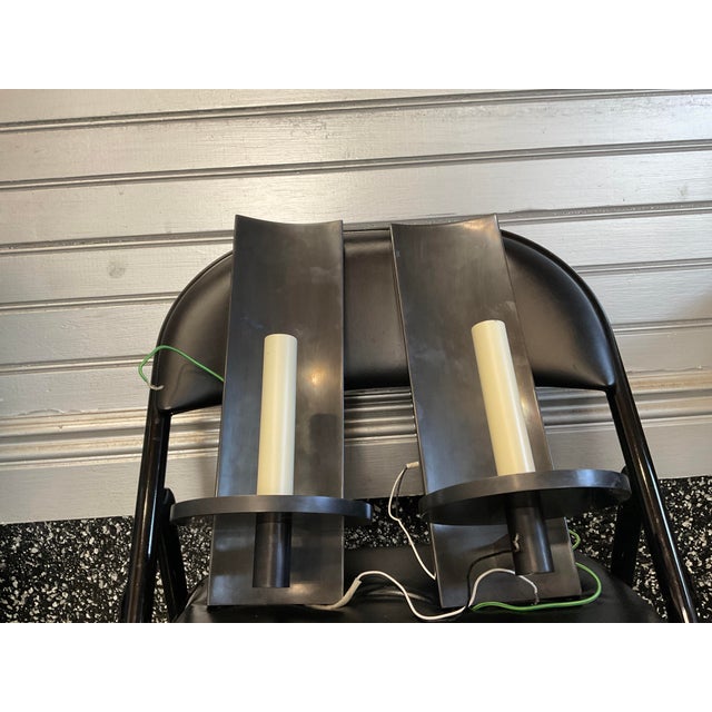 Beautiful pair of restoration hardware sconces barely used.