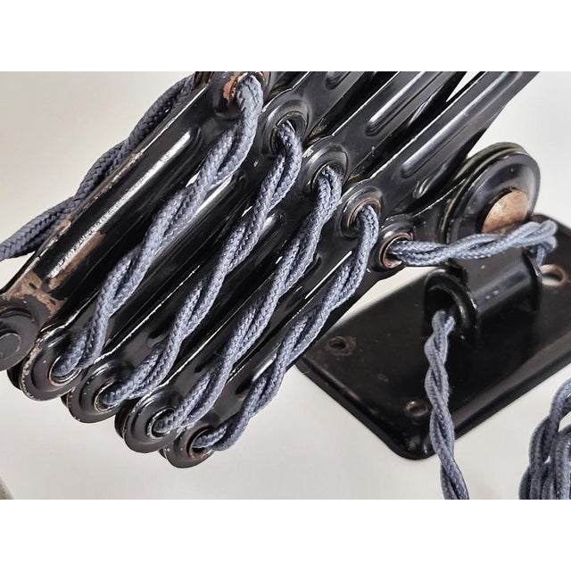 Model 6718 Scissor Arm Wall Lamp by Christian Dell for Kaiser Idell, 1930s For Sale - Image 11 of 16