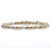 Contemporary Men's 18k Yellow Gold 0.36ct Pave Diamond Contemporary Bracelet For Sale - Image 3 of 12