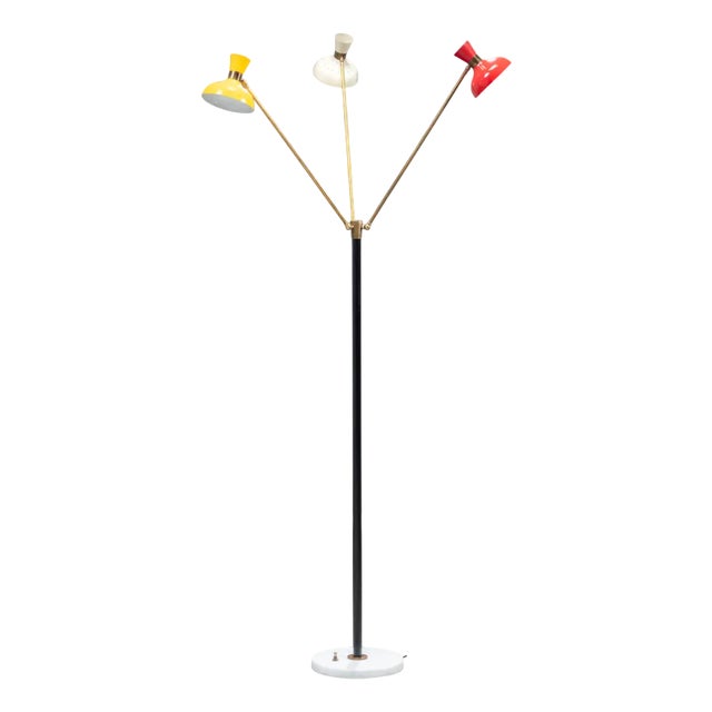 Vintage Italian Floor Lamp, 1950 For Sale