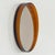Glass French Space Age Amber Wall Mirror in Sculptural Plastic, 1970s For Sale - Image 7 of 11
