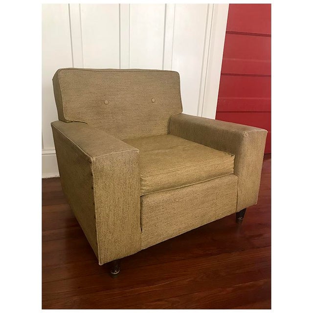 1970s Vintage Vinyl Club Chair Chairish