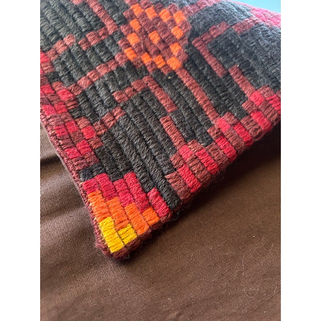 Southwestern Needlepoint Rug or Mat For Sale - Image 4 of 6