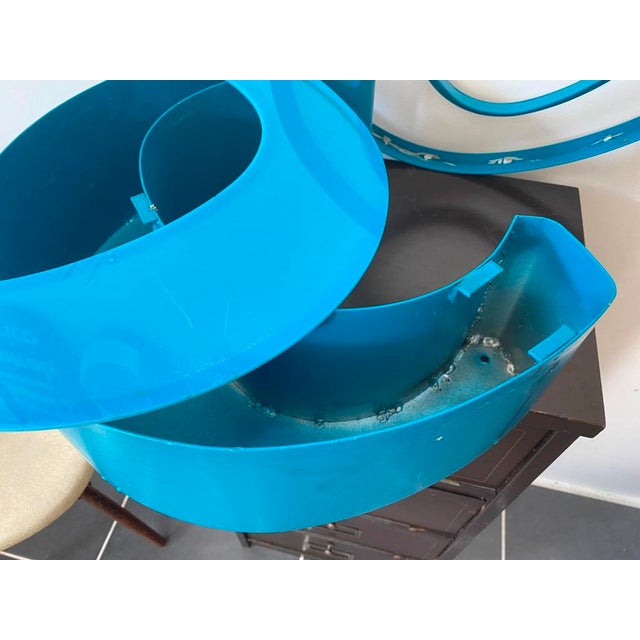 Letter C Sign in Aluminum and Acrylic Glass, 1970s For Sale - Image 9 of 13