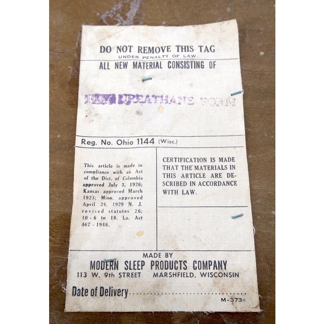 Mid-Century Modern Mid-Century Modern Bent Plywood Scoop Shape Chair & Ottoman on Dowel Legs Mint For Sale - Image 3 of 18