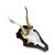 1990s Roe Deer Trophy 7 Black Forest Antlers Mount For Sale