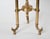 Vintage Brass Vanity Stool For Sale - Image 6 of 9