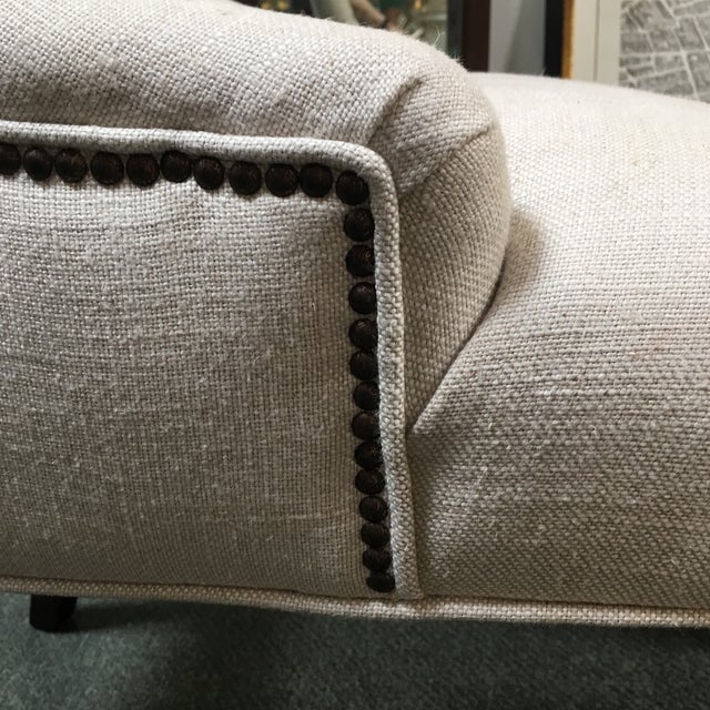 Restoration Hardware Martine Linen Upholstered Dining ...