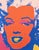 Andy Warhol (after) "Marilyn Monroe red-orange" print, size 60 x 60 cm, plate signed bottom right, numbered with pencil on...