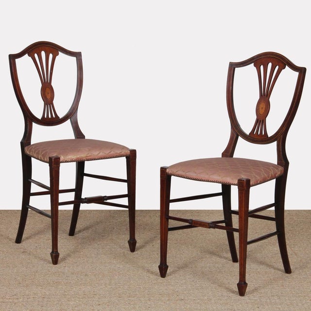 English Side Chairs, Late 19th Century, Set of 2 For Sale - Image 9 of 9