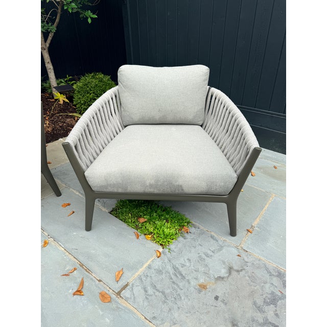 Brown Jordan H Loveseat & Chair Set For Sale - Image 11 of 12