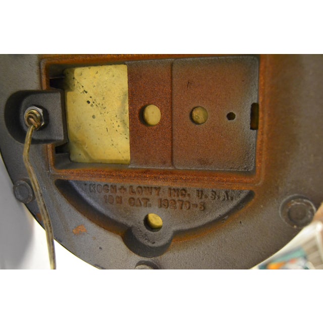 1970s Koch & Lowy Mid-Century Modern Adjustable Swing Brass Pharmacy Floor Lamp For Sale - Image 17 of 18