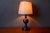 Art Deco Bohemian Style Gilt Brass Table Lamp, France, 1940s For Sale - Image 6 of 11