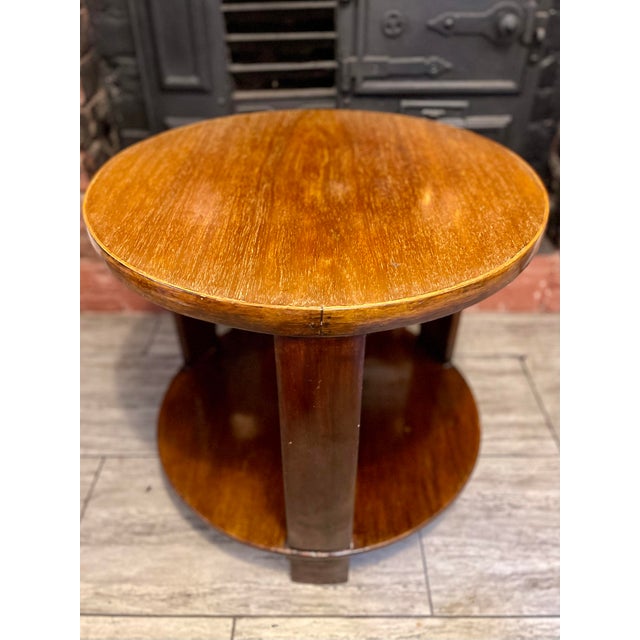 Mid-Century Art Deco Style Coffee Table with Double Tray, 1950s For Sale - Image 12 of 14