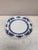 English Blue & White Dragon Plate Circa 1920. Signed Booths.