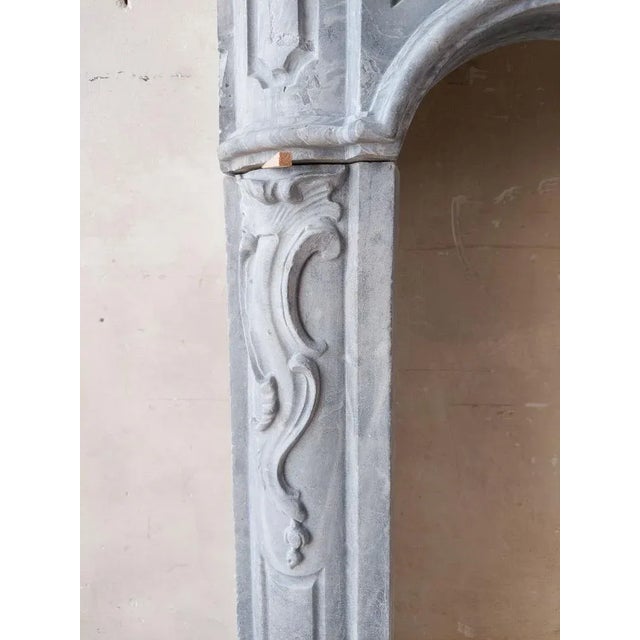 18th Century Dutch Blue Turquin Marble Mantelpiece in the style of Regency For Sale - Image 5 of 10