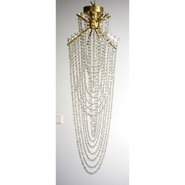 Cascade Swarovski Crystal Lamp, 1970s For Sale - Image 6 of 6