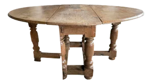 17th Century Danish Baroque Gateleg Table