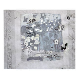 Victor Karnauh, Nature Is Waking Up, Tempera on Paper, 1990s For Sale