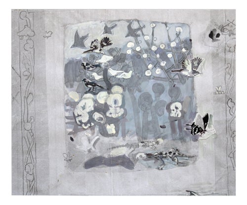 Victor Karnauh, Nature Is Waking Up, Tempera on Paper, 1990s