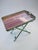 1970s Vintage Folding Side Table with Removable Tray, 1970s For Sale - Image 5 of 10