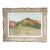 French Vintage Mountain Landscape Oil Painting Signed For Sale