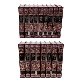 1994 Easton Press "A Thousand Nights and a Night" by Richard Burton All in Excellent Condition Complete 17 Volume Leather Bound Set For Sale