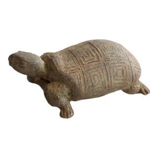 Vintage African Tortoise Sculpture For Sale