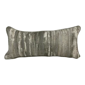 11” X 24” Clarke & Clarke Latour Taupe Grey Cream Soft Gold Abstract Lumbar Pillow Cover