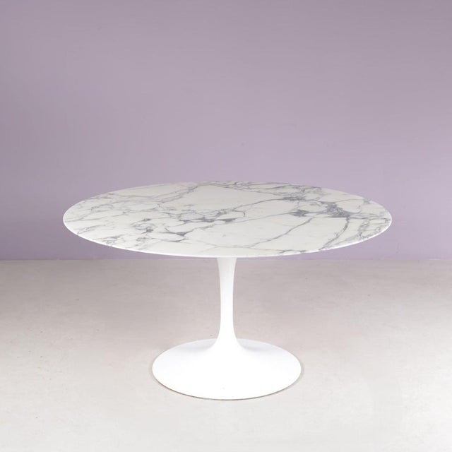 Vintage Marble Dining Table by Saarinen for Knoll, 1970s For Sale - Image 14 of 14