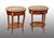 Brown Antique Early 20th Century Napoleon III Chinese Side Tables, France, Set of 2 For Sale - Image 8 of 8